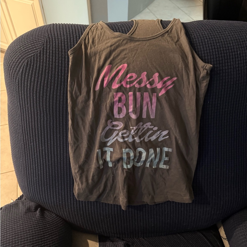 Stylish Gray work out top